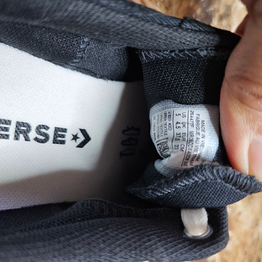 Brand New Converse women's All Star fashion low black classic shoe  size  6.5 - Picture 6 of 7